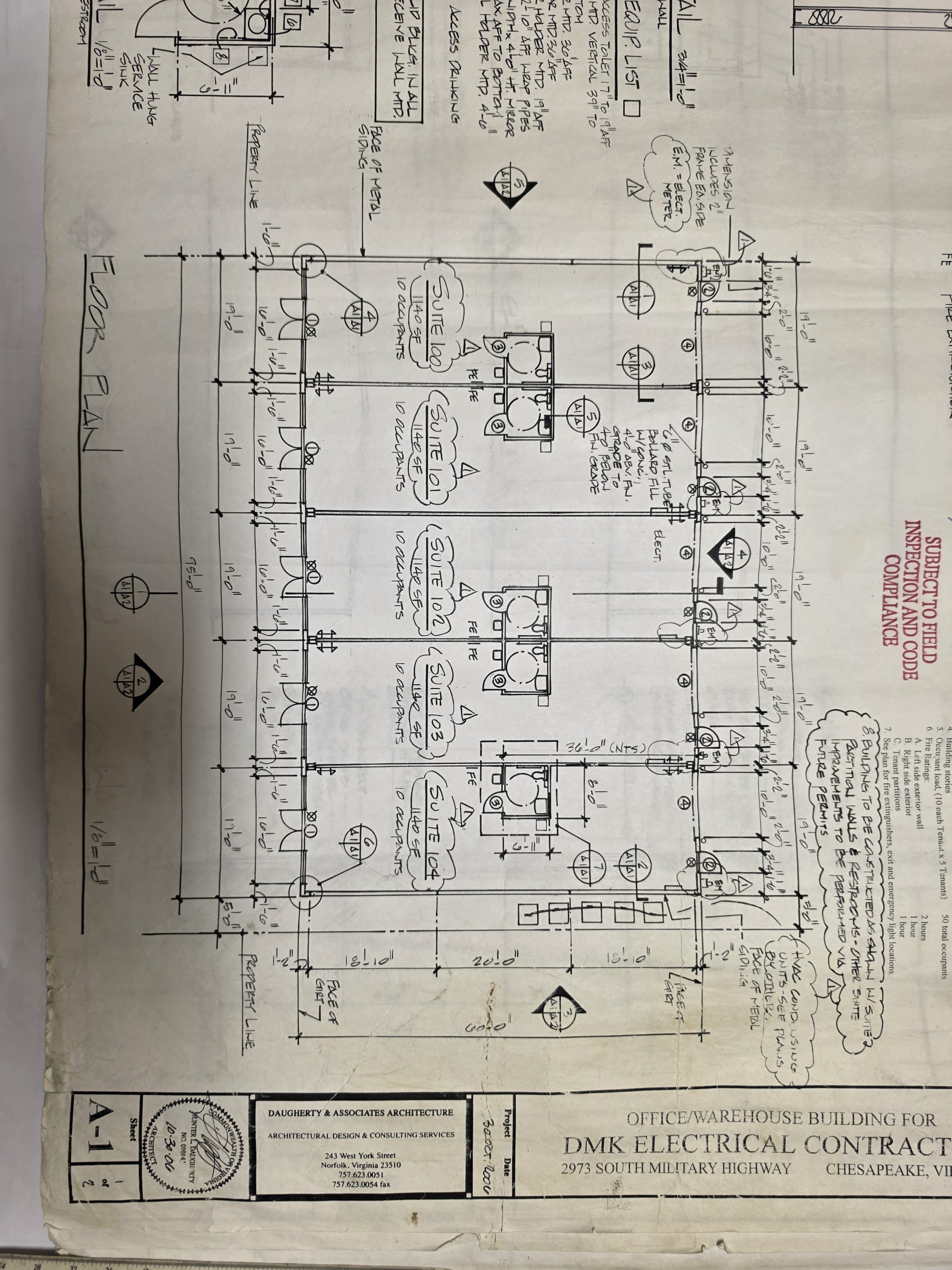 2006 floor plan of 2973 South Military Highway